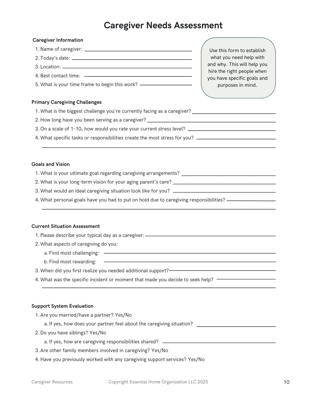 The Caregiver's Path to FREEDOM Eight Week Senior Program