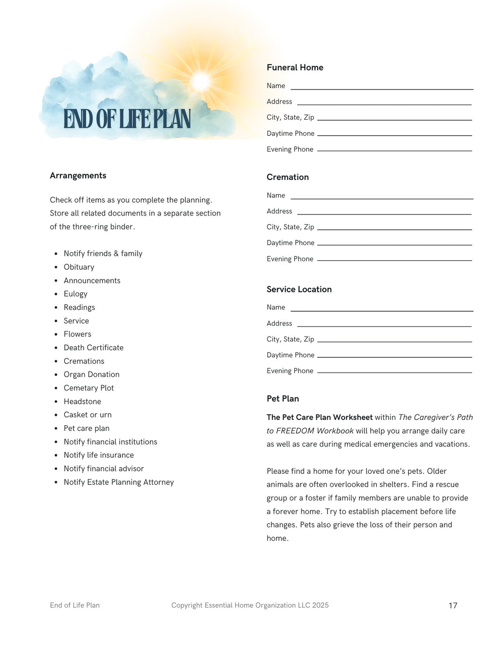 The Caregiver's Path to FREEDOM Eight Week Senior Program