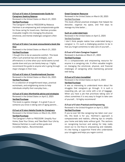 The Ultimate Caregiver's Path to Freedom Eldercare Bundle